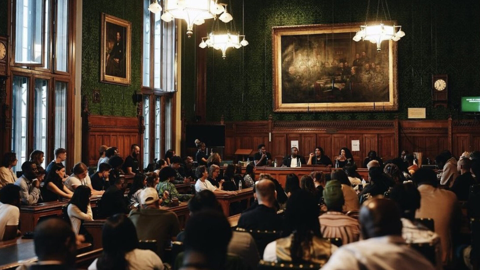 Our trapping movie panel discussion at the houses of parliament